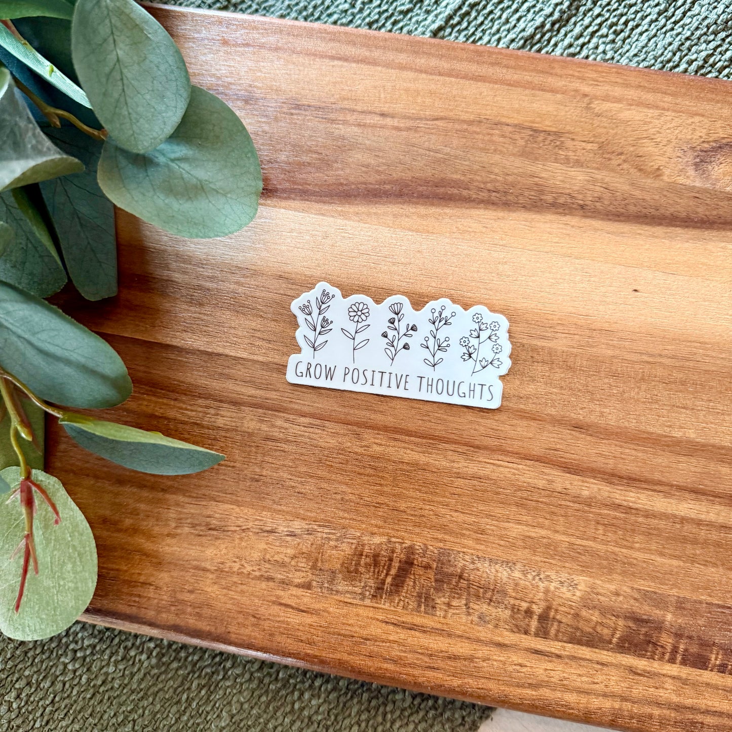 Grow Positive Thoughts Sticker